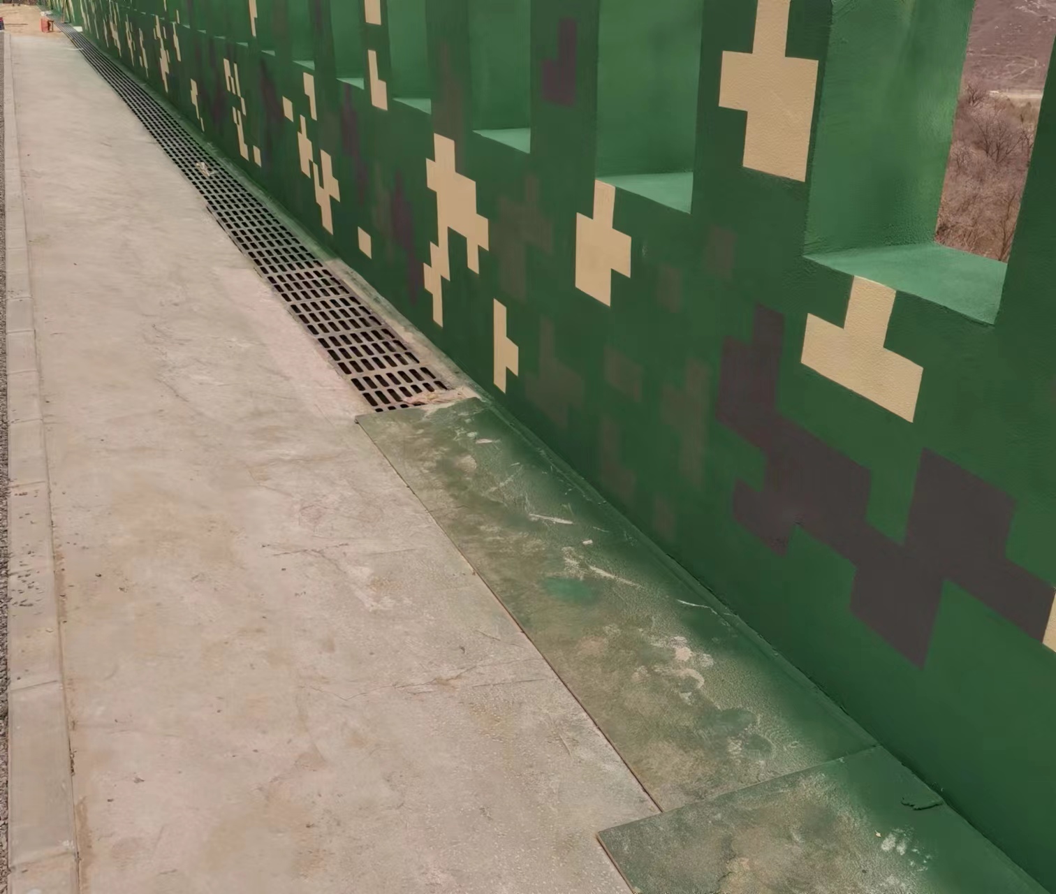 信阳围墙迷彩喷涂,数迷彩漆