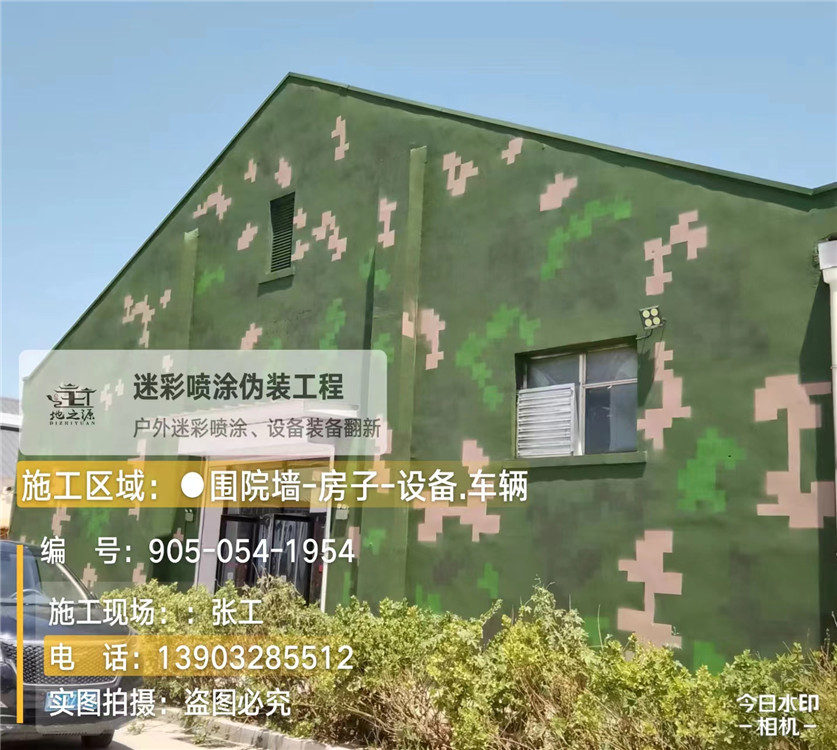 信阳外墙数码迷彩漆施工报价清单（100㎡标准墙面测算）